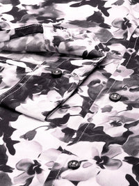 THE BEAR HOUSE Ardor Edition Slim Fit Floral Printed Opaque Casual Shirt
