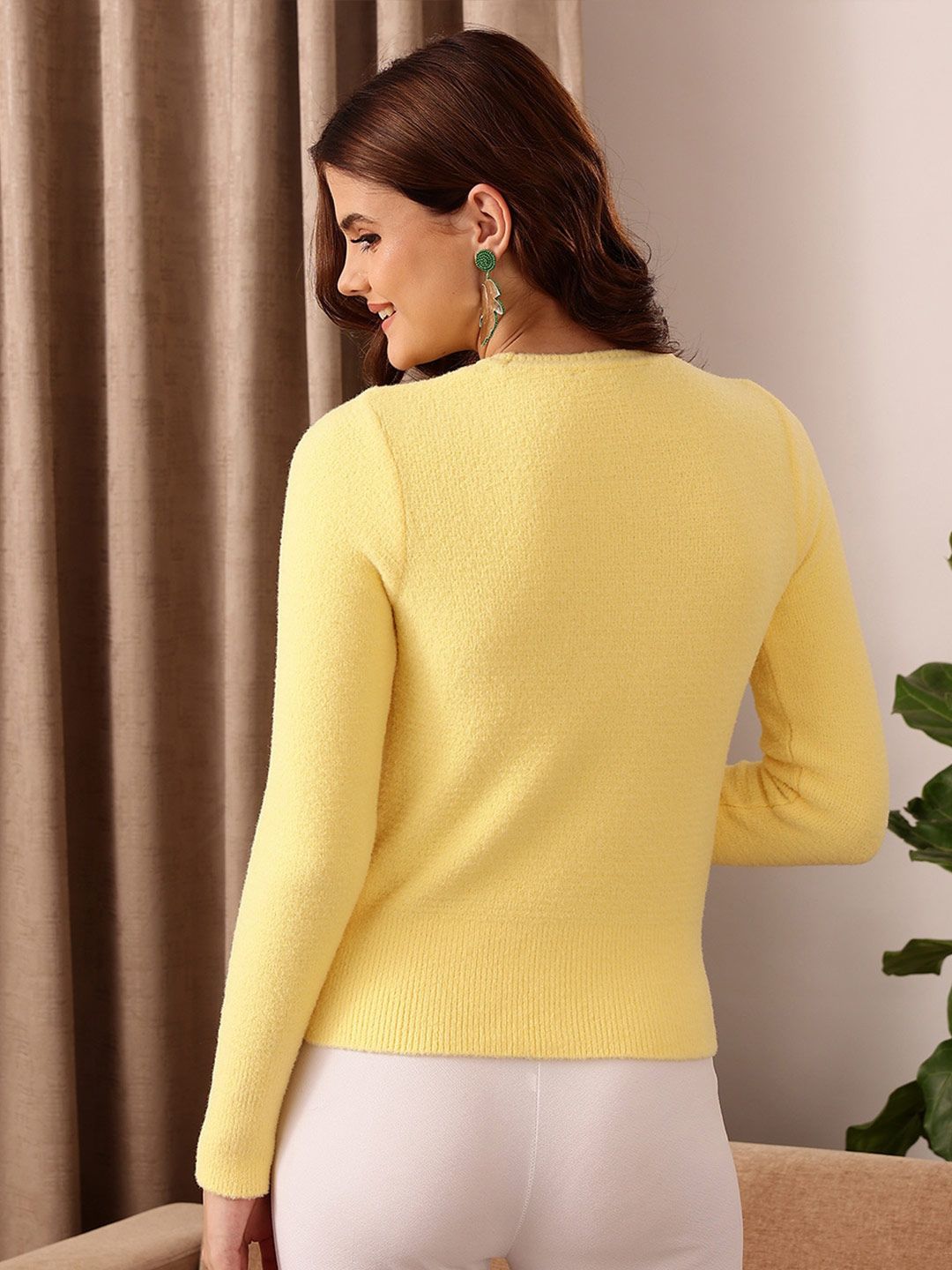 STREET 9 Round Neck Acrylic Pullover