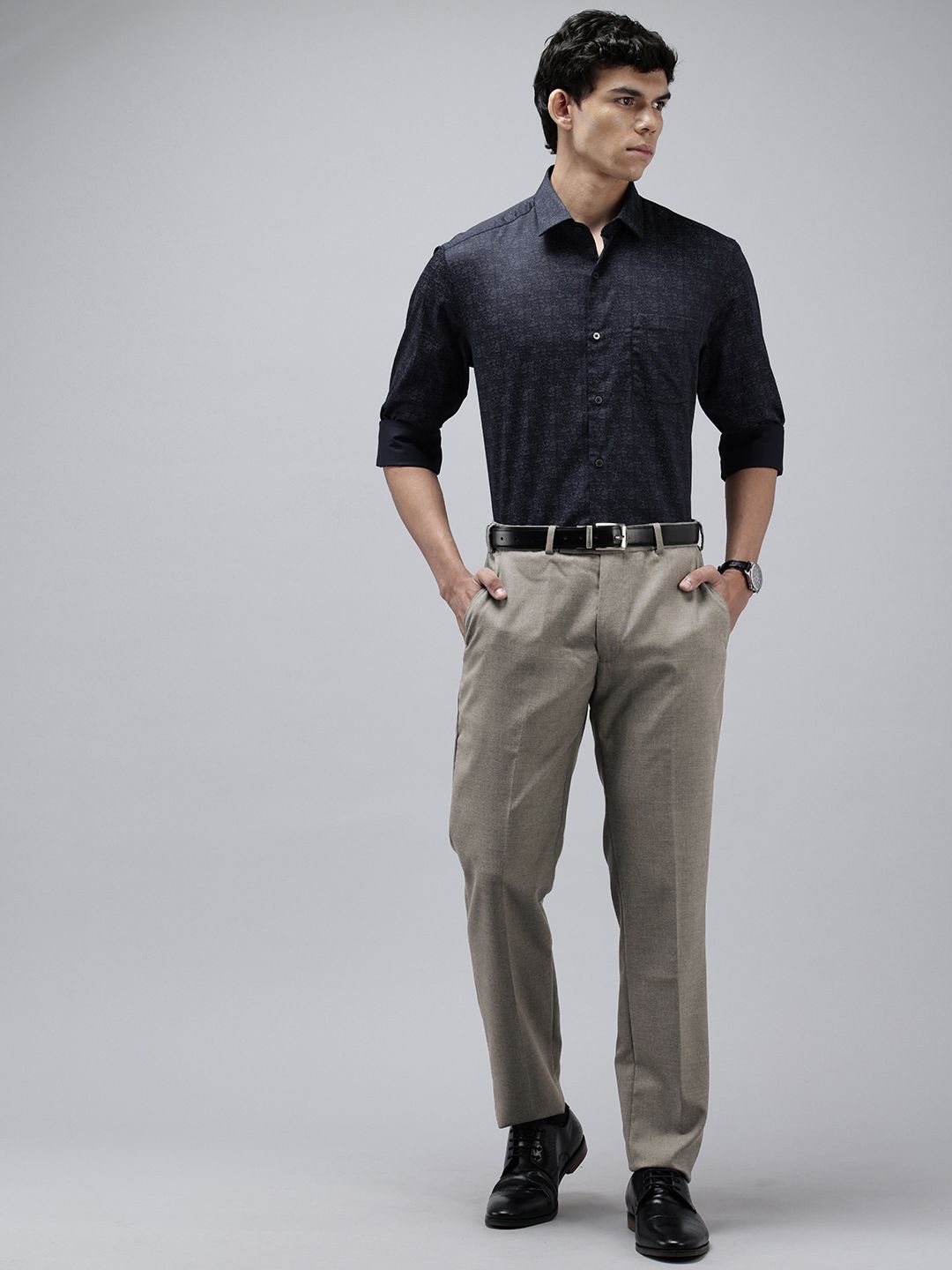Park Avenue Men Slim Fit Formal Trousers