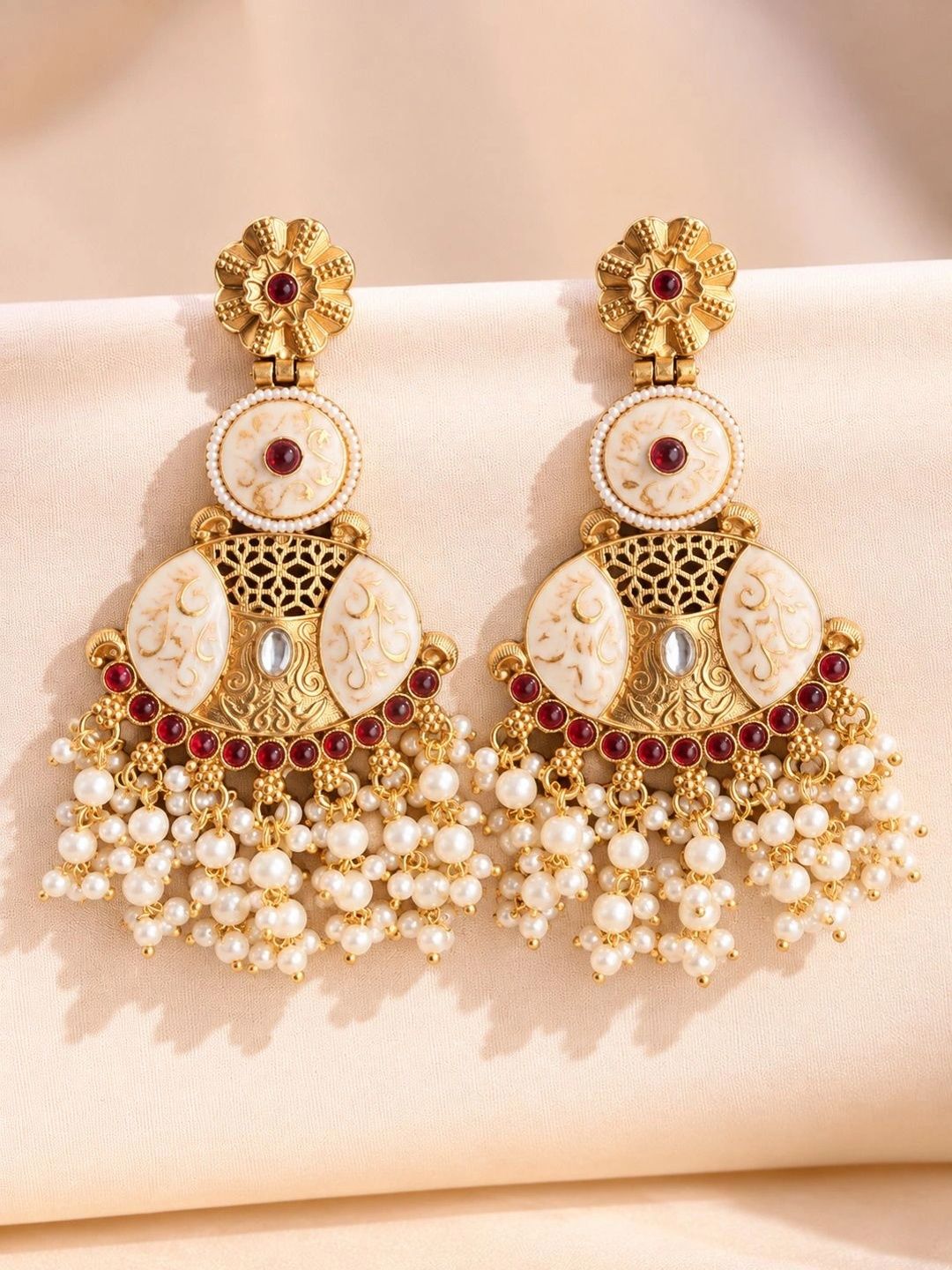 PANASH Circular Drop Earrings