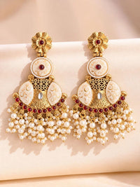 PANASH Circular Drop Earrings