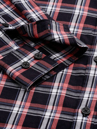 Being Human Pure Cotton Slim Fit Opaque Checked Casual Shirt