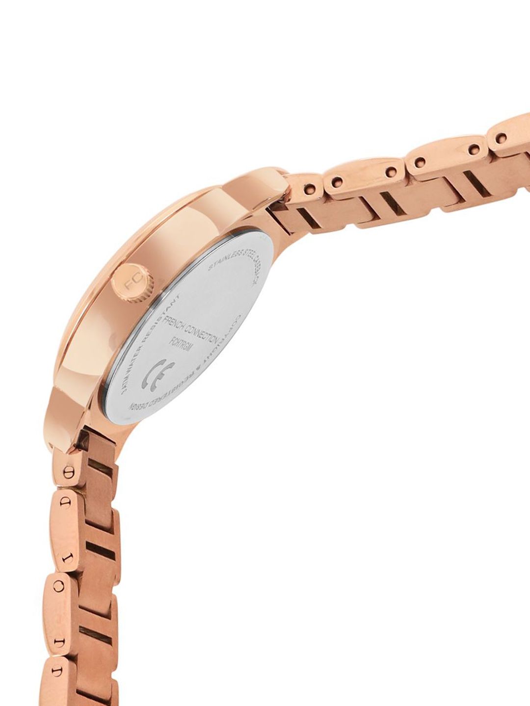 French Connection Women Dial & Stainless Steel Bracelet Style Straps Watch FCH7RGM