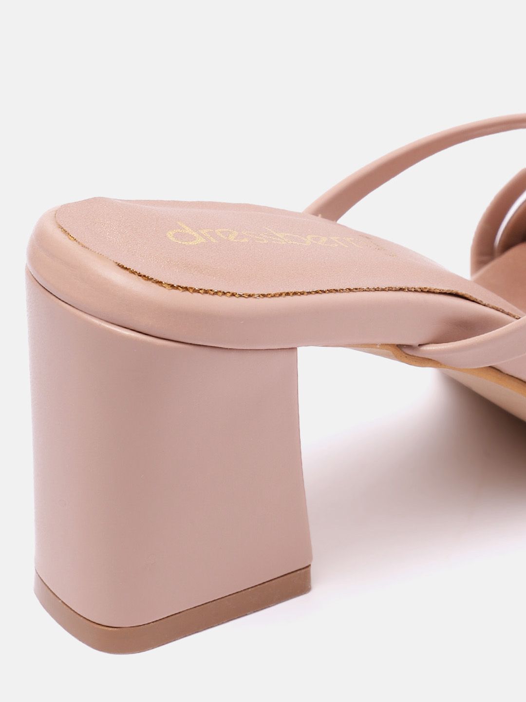 DressBerry Open Toe Block Heel