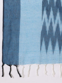 Anouk Ikat Print Pure Cotton Kurta with Trousers & Dupatta