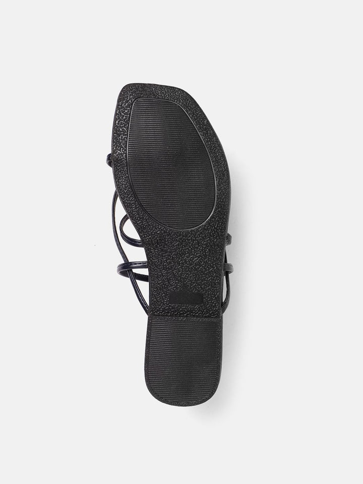 DressBerry Women Solid Open Toe Flats