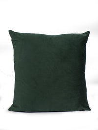 STITCHNEST Green 2 Pieces Velvet Square Cushion Covers