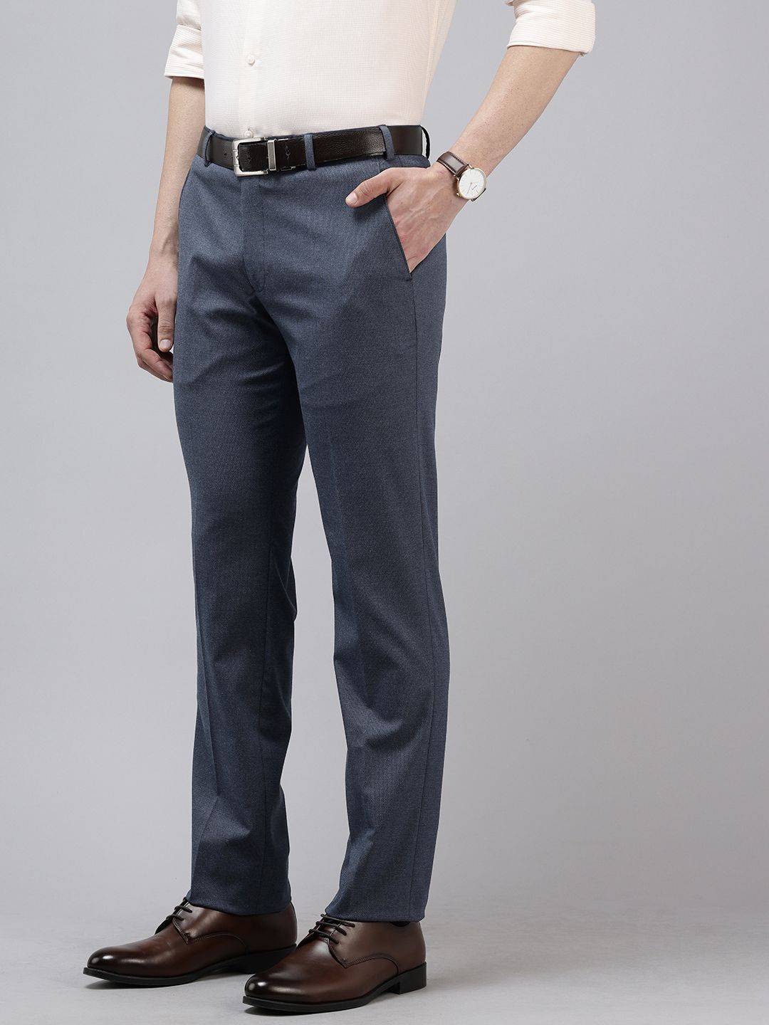 Park Avenue Men Slim Fit Trousers