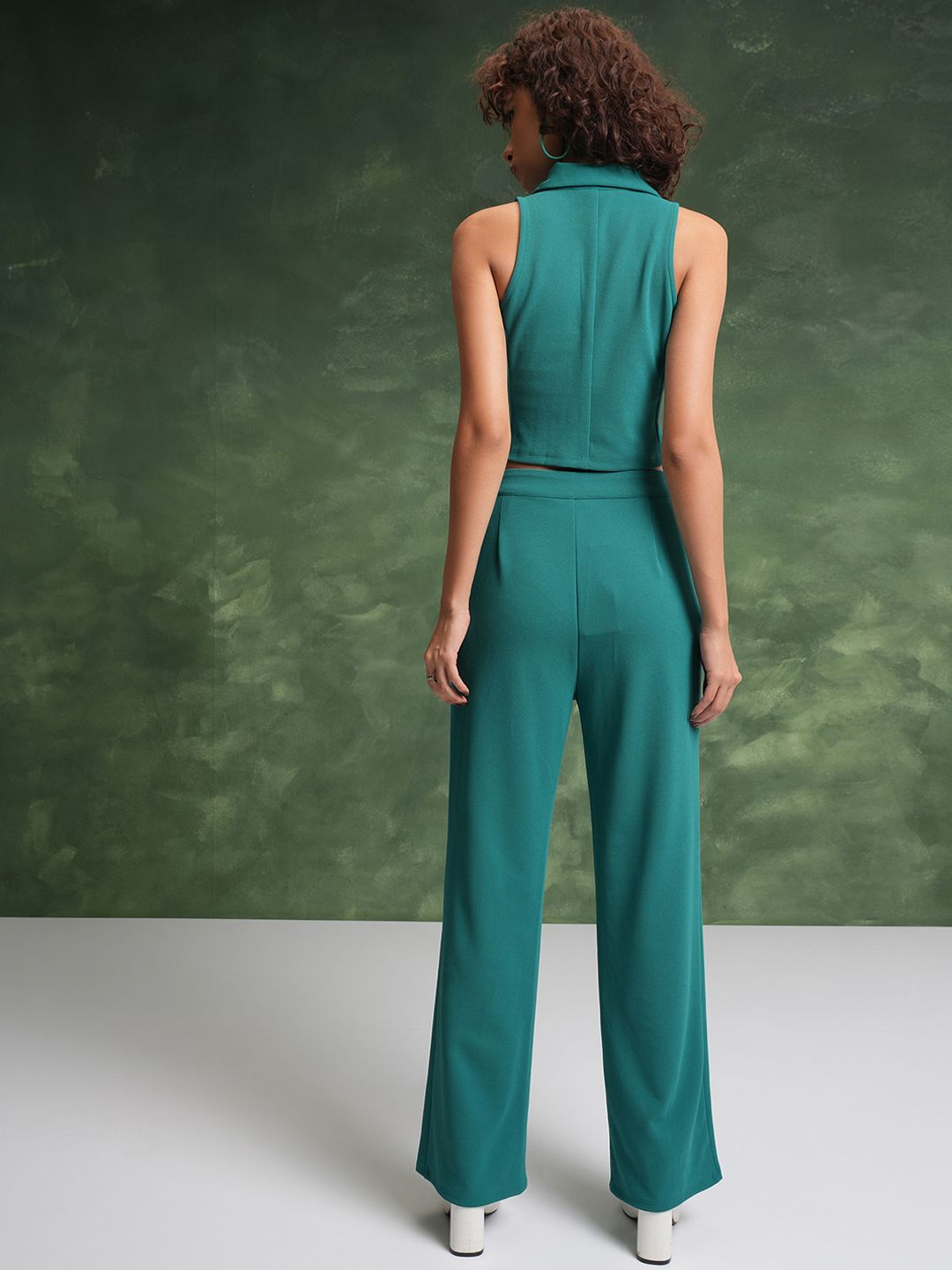 Tokyo Talkies Vest Blazer With Trousers