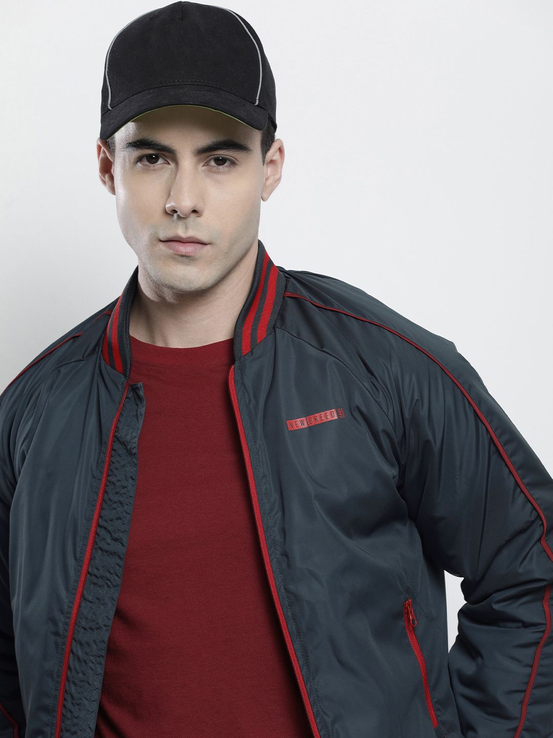 The Indian Garage Co Men Varsity Jacket