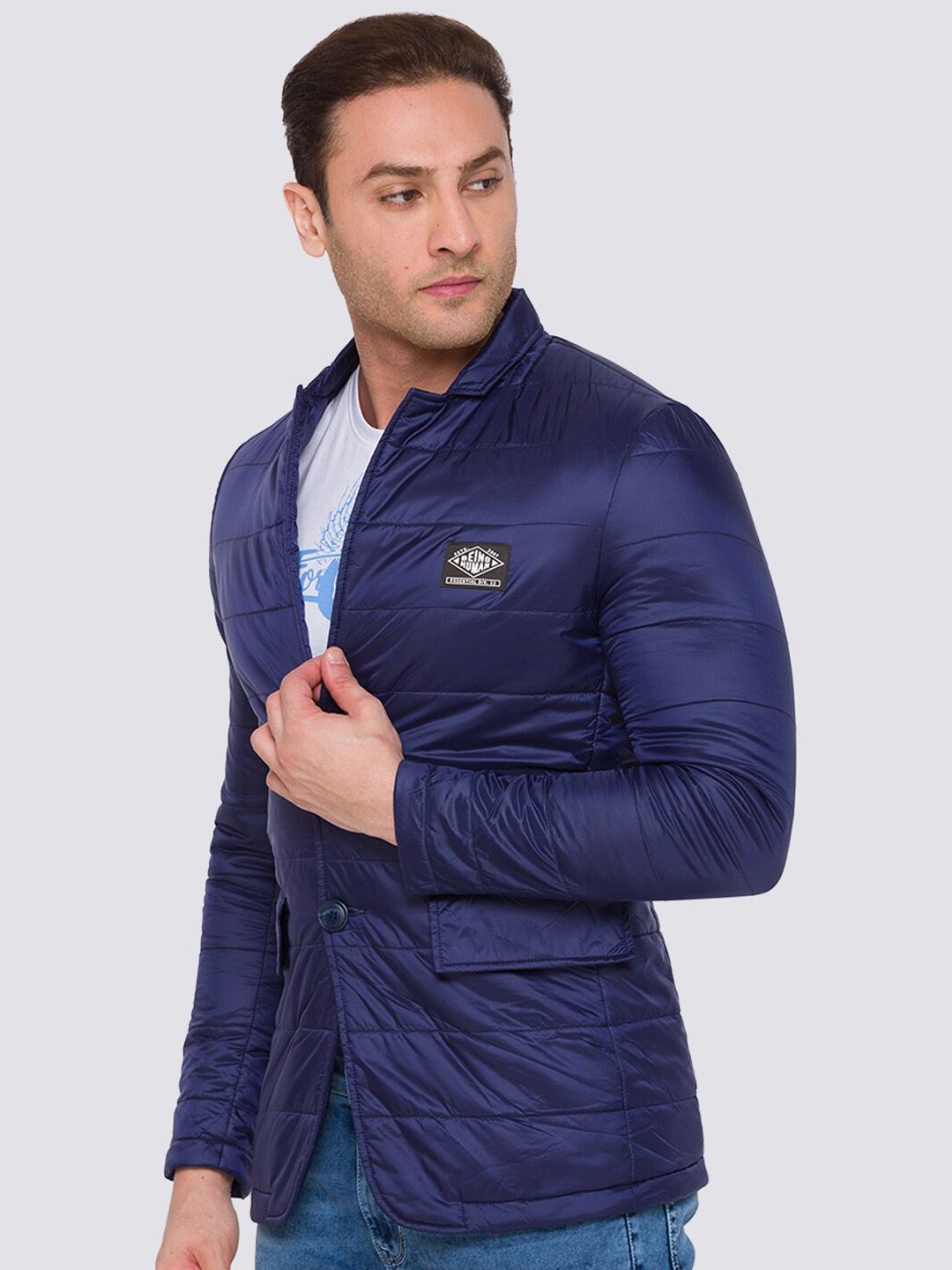 Being Human Spread Collar Padded Jacket