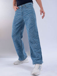 The Indian Garage Co Men Mid-Rise Loose Baggy Fit Stretchable Jeans