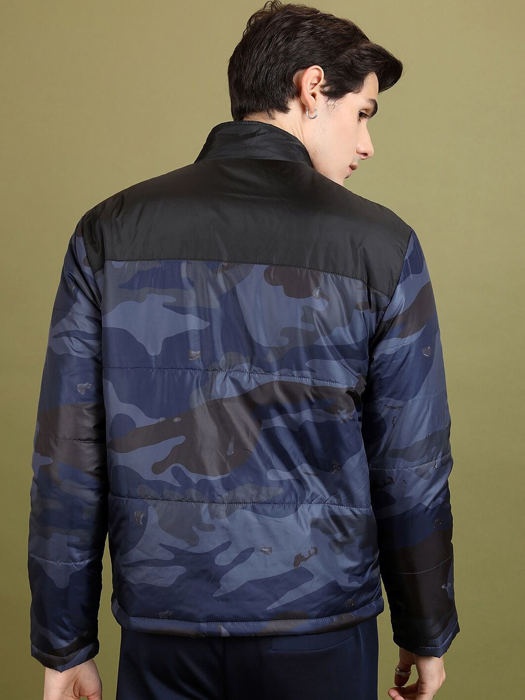 HIGHLANDER Camouflage Printed Puffer Jacket