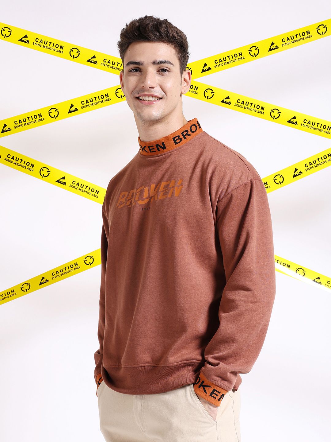 The Indian Garage Co Typography Printed Pullover