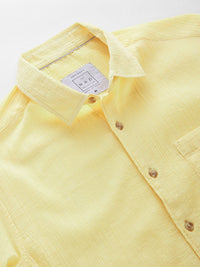 VASTRADO Classic Slim Fit Cotton Casual Shirt
