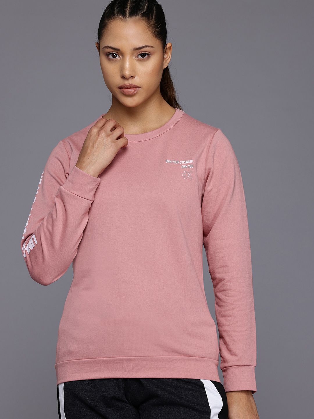 HRX by Hrithik Roshan Printed Training Sweatshirt