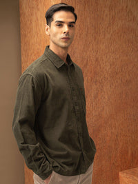 LOCOMOTIVE Premium Oversized Corduroy Solid Overshirt