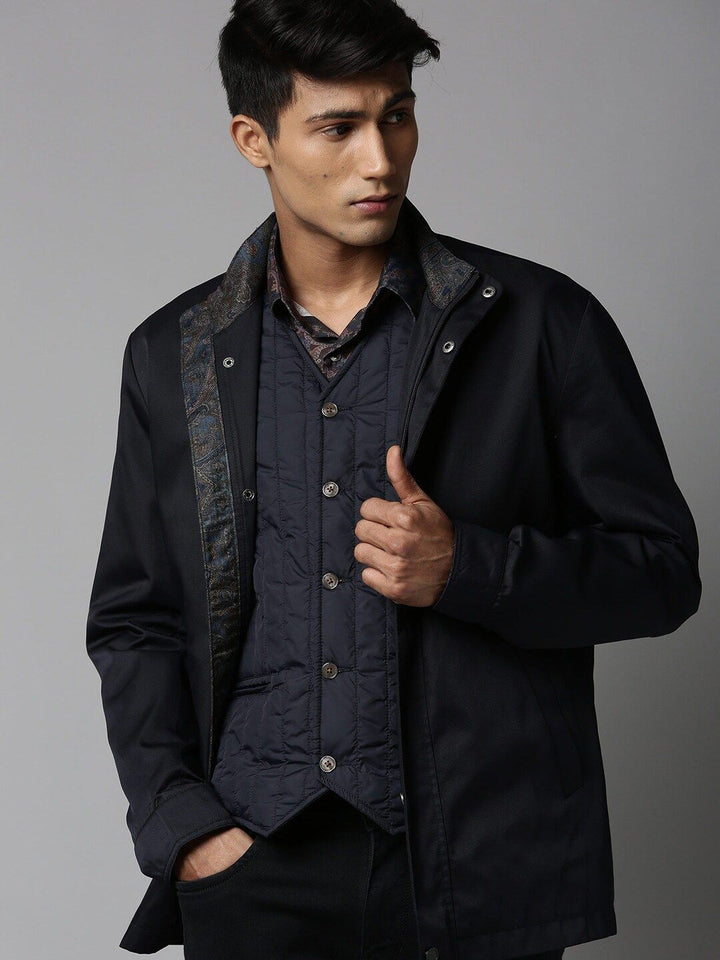 RARE RABBIT Men Berry Tailored Fit Lightweight Jacket