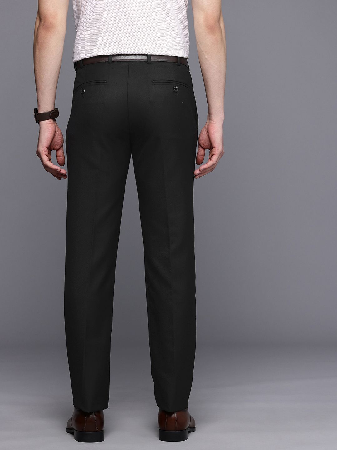 Raymond Men Slim Fit Formal Trousers