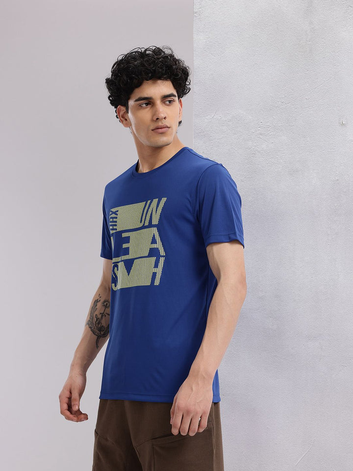 HRX by Hrithik Roshan Men Typography Printed Rapid-Dry Training T-shirt