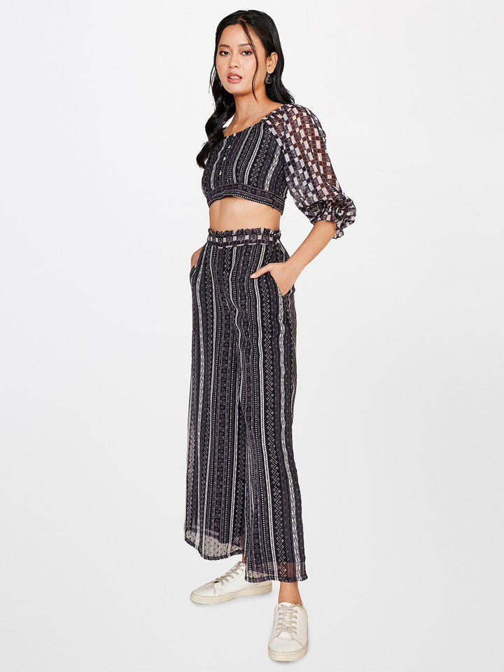 Global Desi Printed Top With Trousers