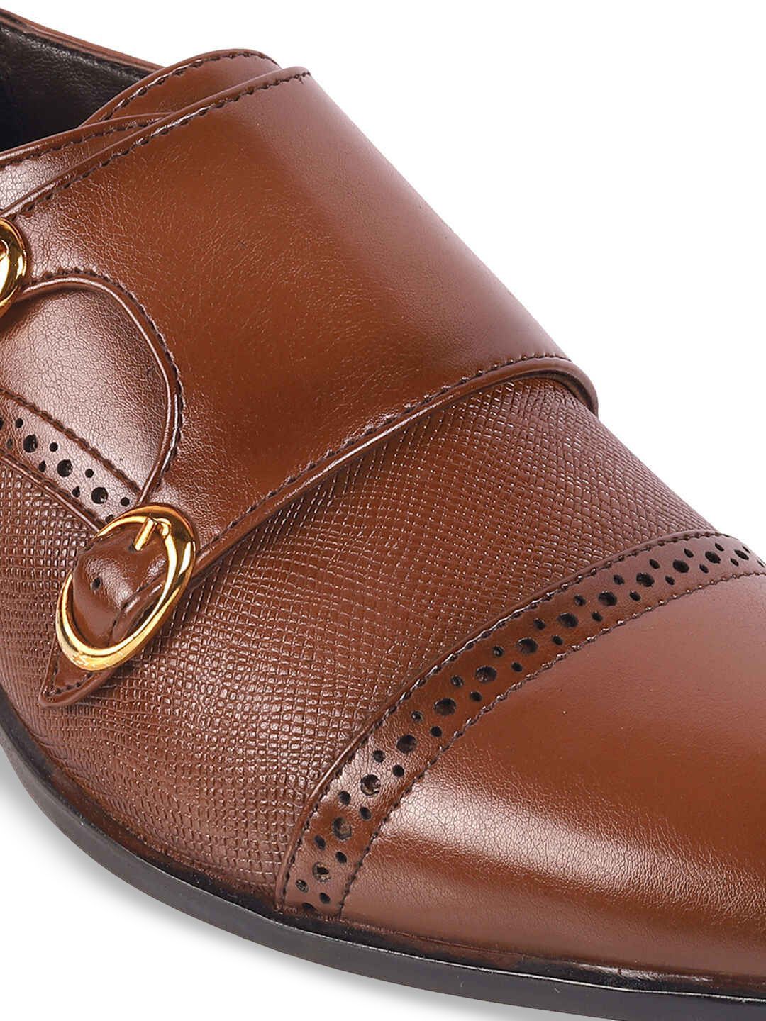 Metro Men Synthetic Formal Monk Shoe