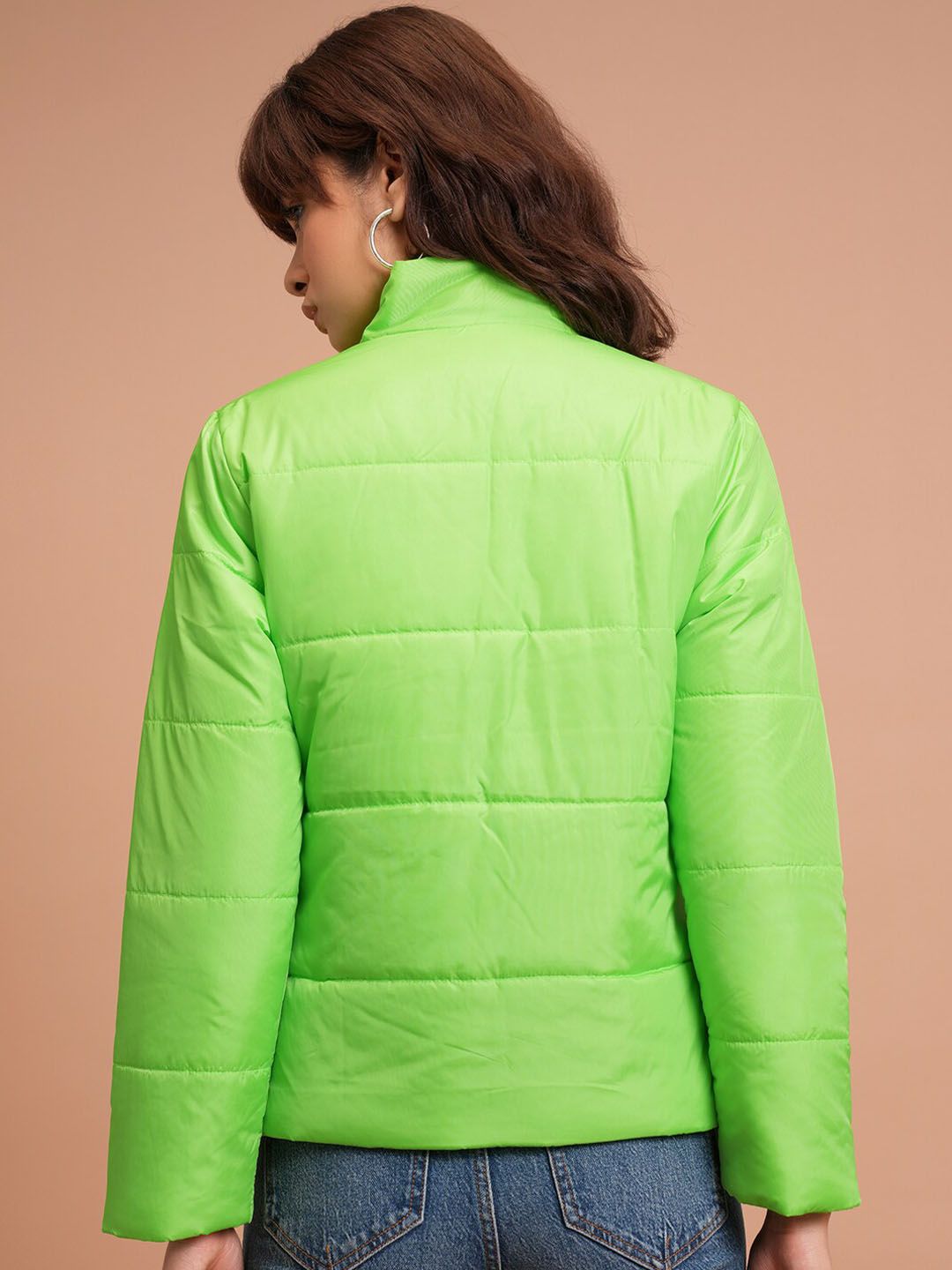 Tokyo Talkies Mock Collar Padded Jacket