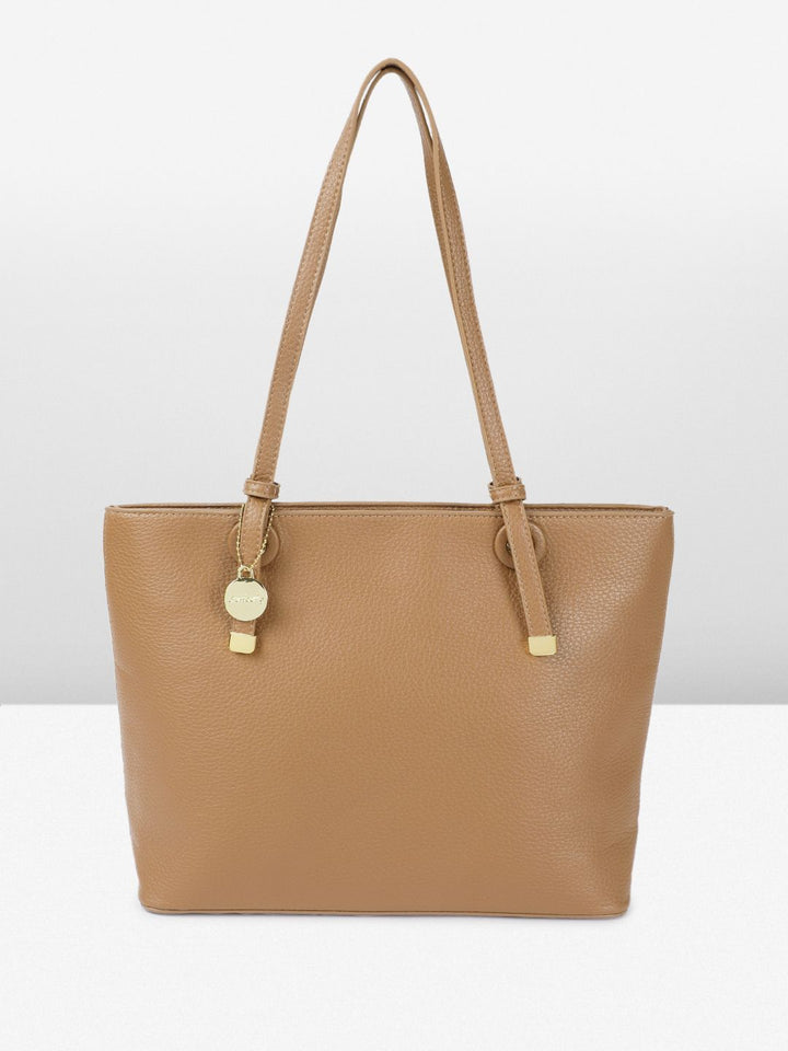 DressBerry Textured Structured Shoulder Bag