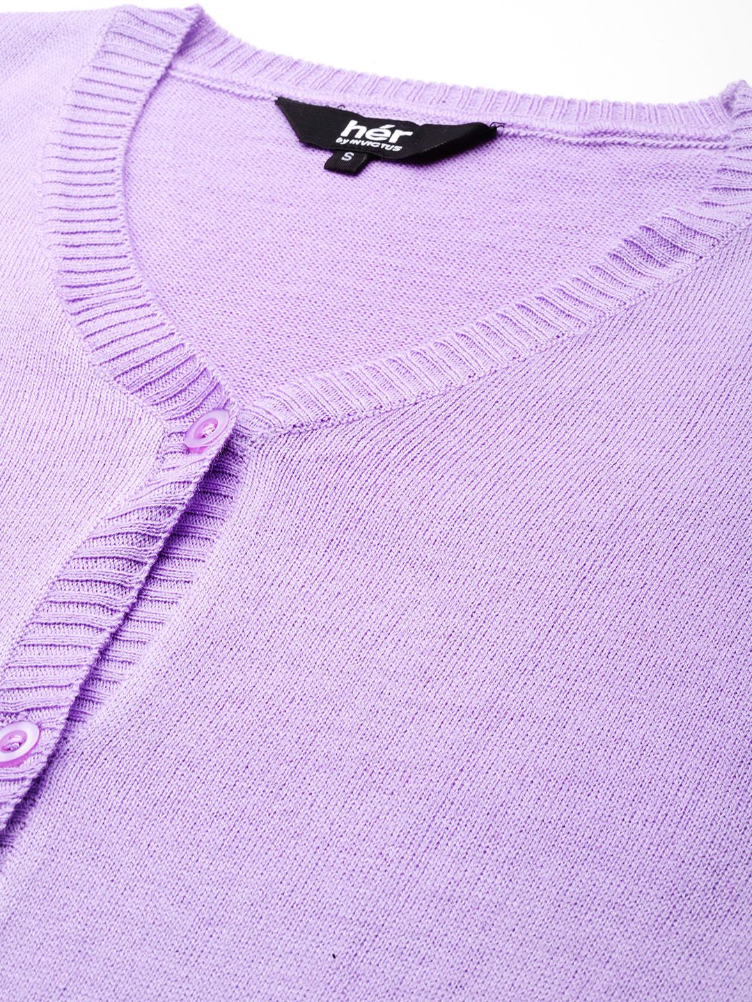 her by invictus Pure Acrylic Solid Cardigan