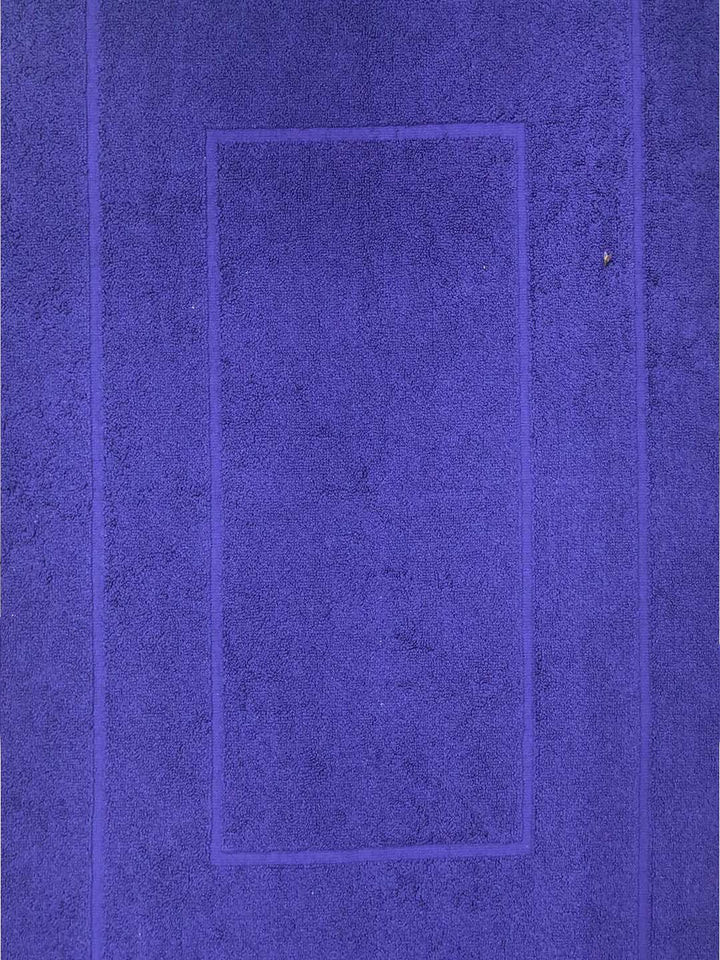 BOMBAY DYEING Navy Blue Pure Cotton 450 GSM Anti Skid 450 GSM Bath Rugs