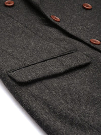Mr Bowerbird Peaked Lapel Double Breasted Tailored Fit Casual Blazer