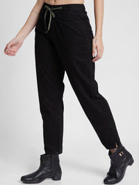 SPYKAR Women Mom Fit Clean Look Cotton Jeans
