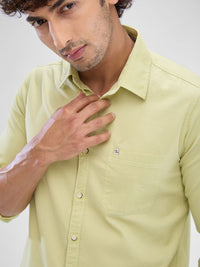 SPYKAR Men Solid Slim Fit Opaque Casual Shirt