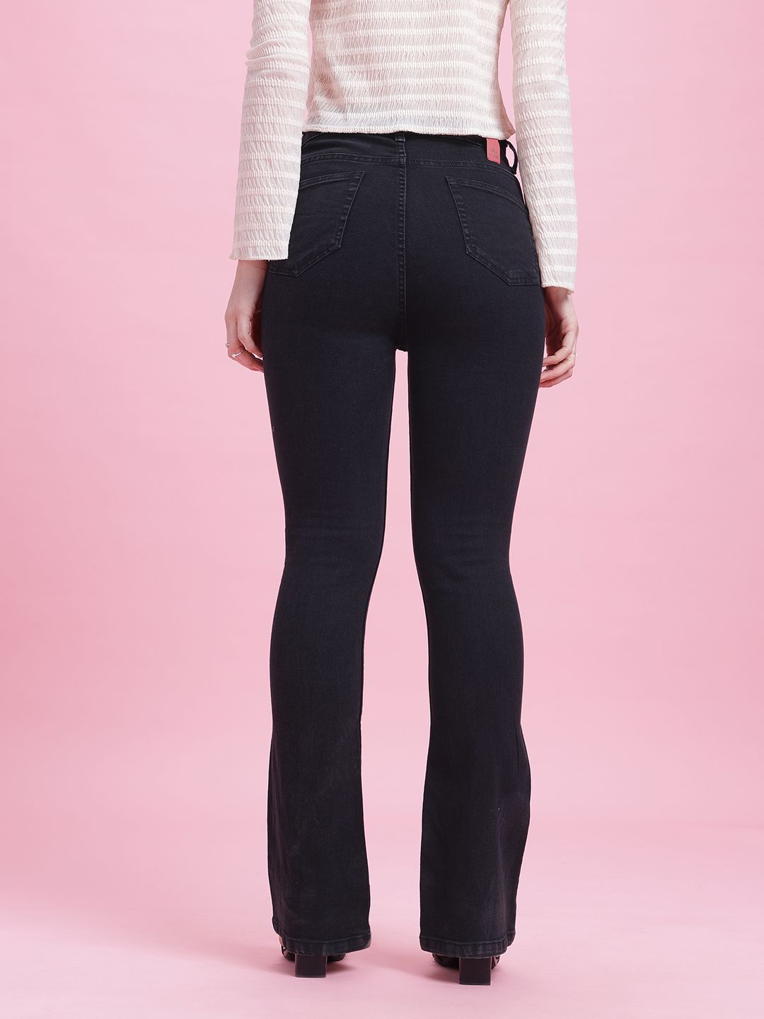 DressBerry Women Bootcut High-Rise Stretchable Jeans