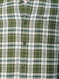 The Indian Garage Co Men Slim Fit Tartan Checks Opaque Checked Casual Shirt