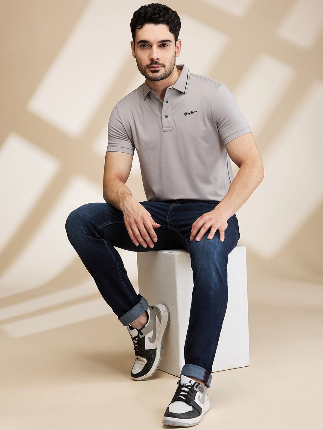 Being Human Men Slim Fit Light Fade Jeans