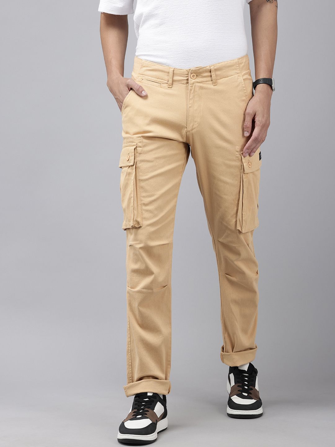 SPYKAR Men Cargos Trousers