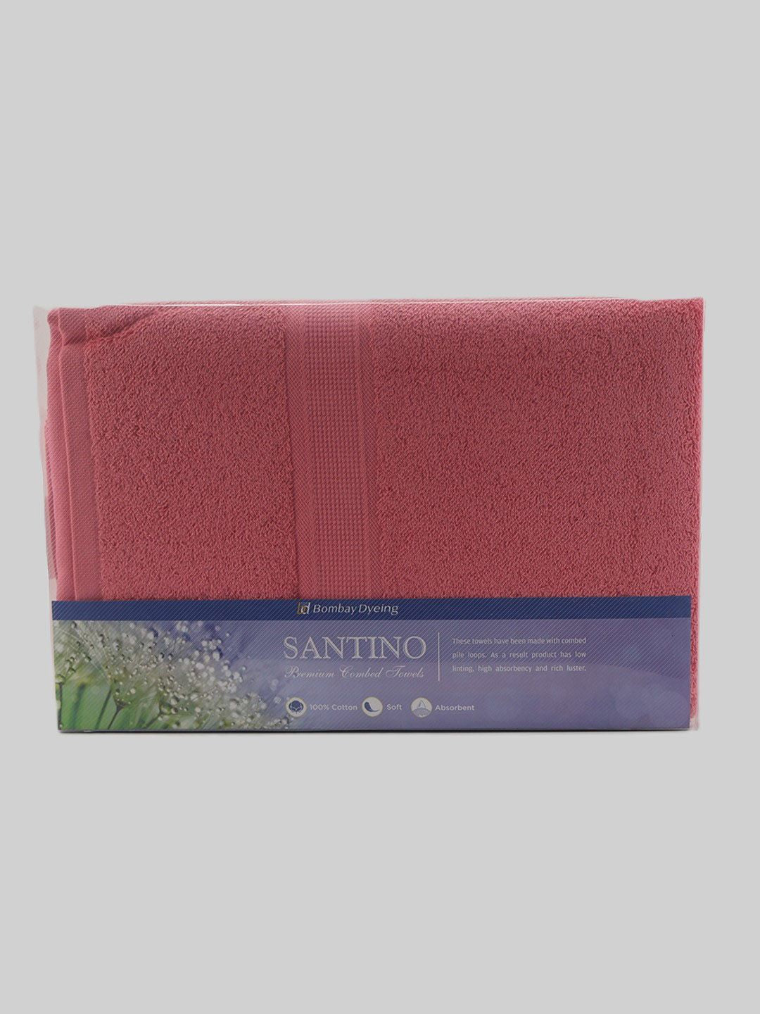 BOMBAY DYEING Rose Pure Cotton 550 GSM Bath Towel