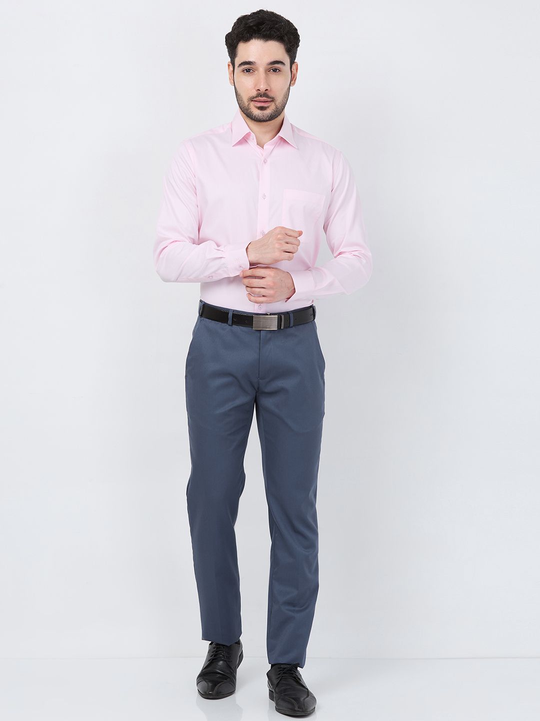 Raymond Men Slim Fit Formal Trousers