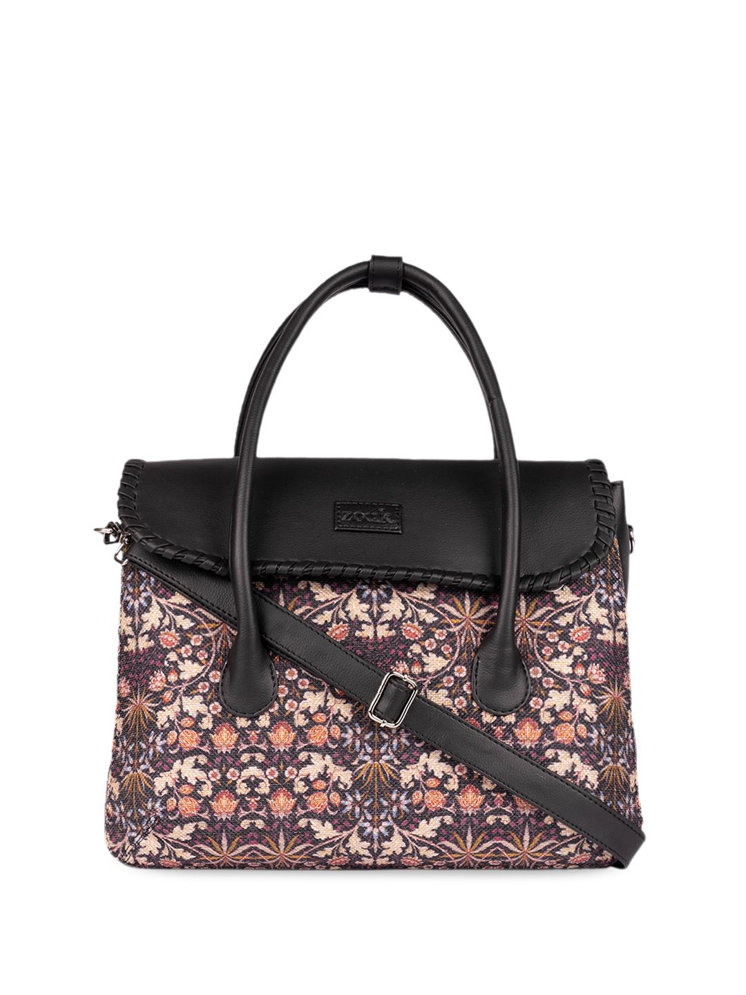 ZOUK Floral Structured Handheld Bag