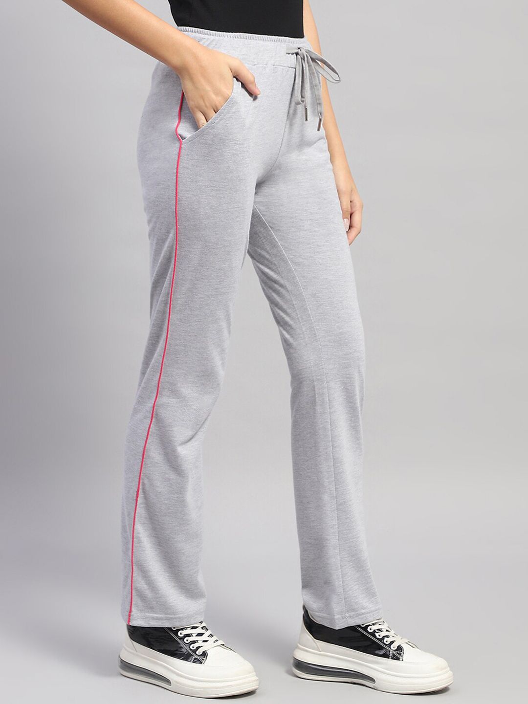 Monte Carlo Women Mid-Rise Regular Fit Track Pants