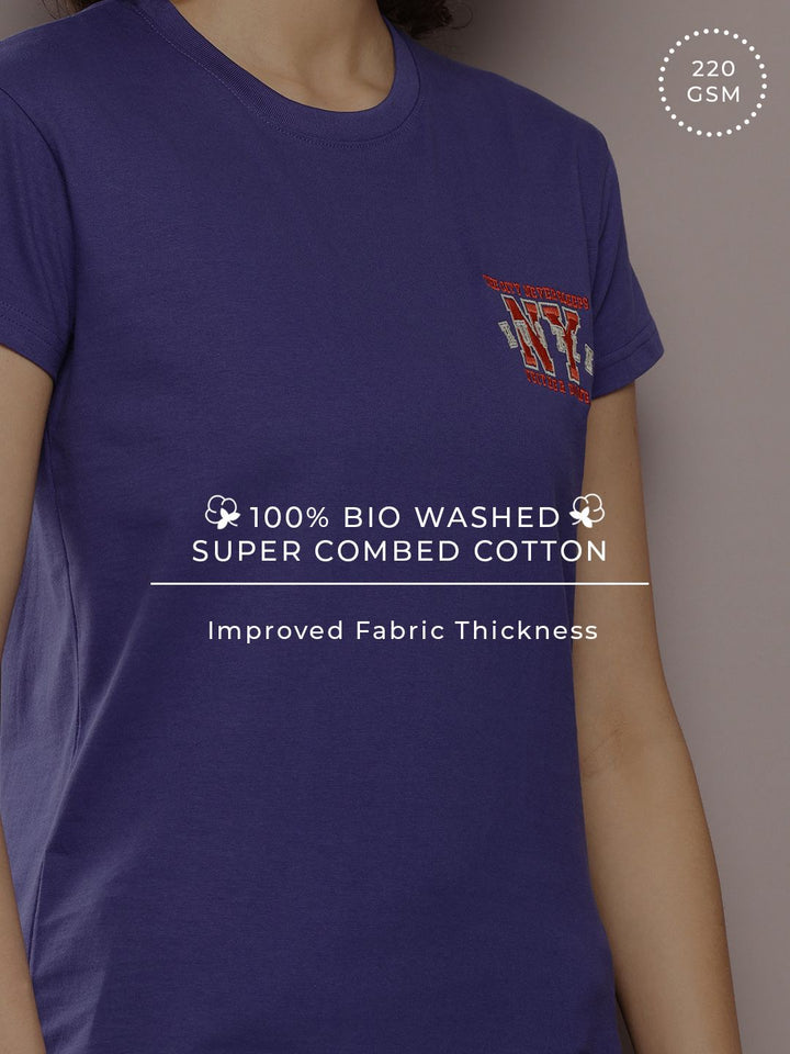 DILLINGER Pure Cotton T-shirt With Embroidered Detail