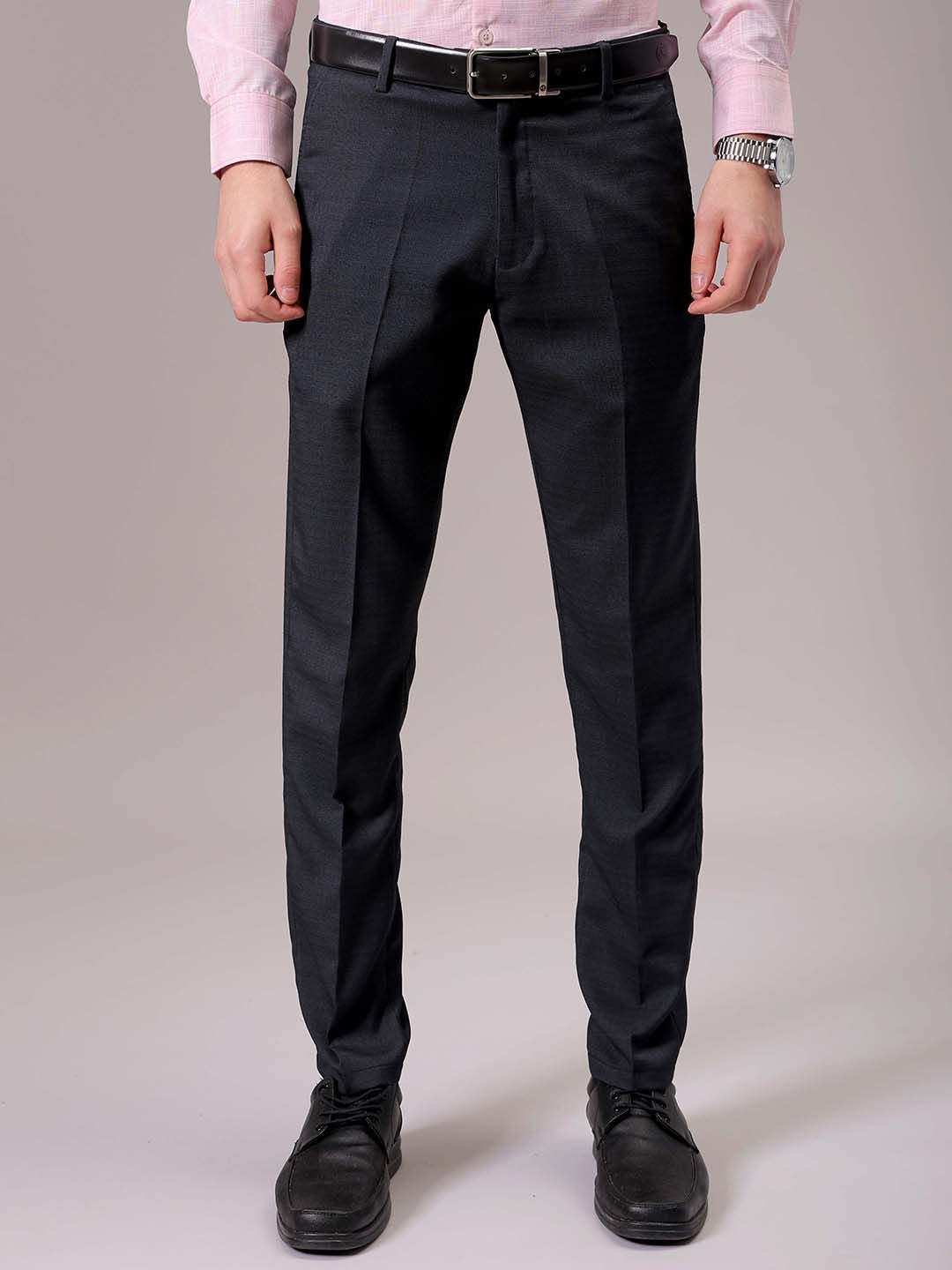 The Indian Garage Co. X Luxe Men Checked Slim Fit Trousers