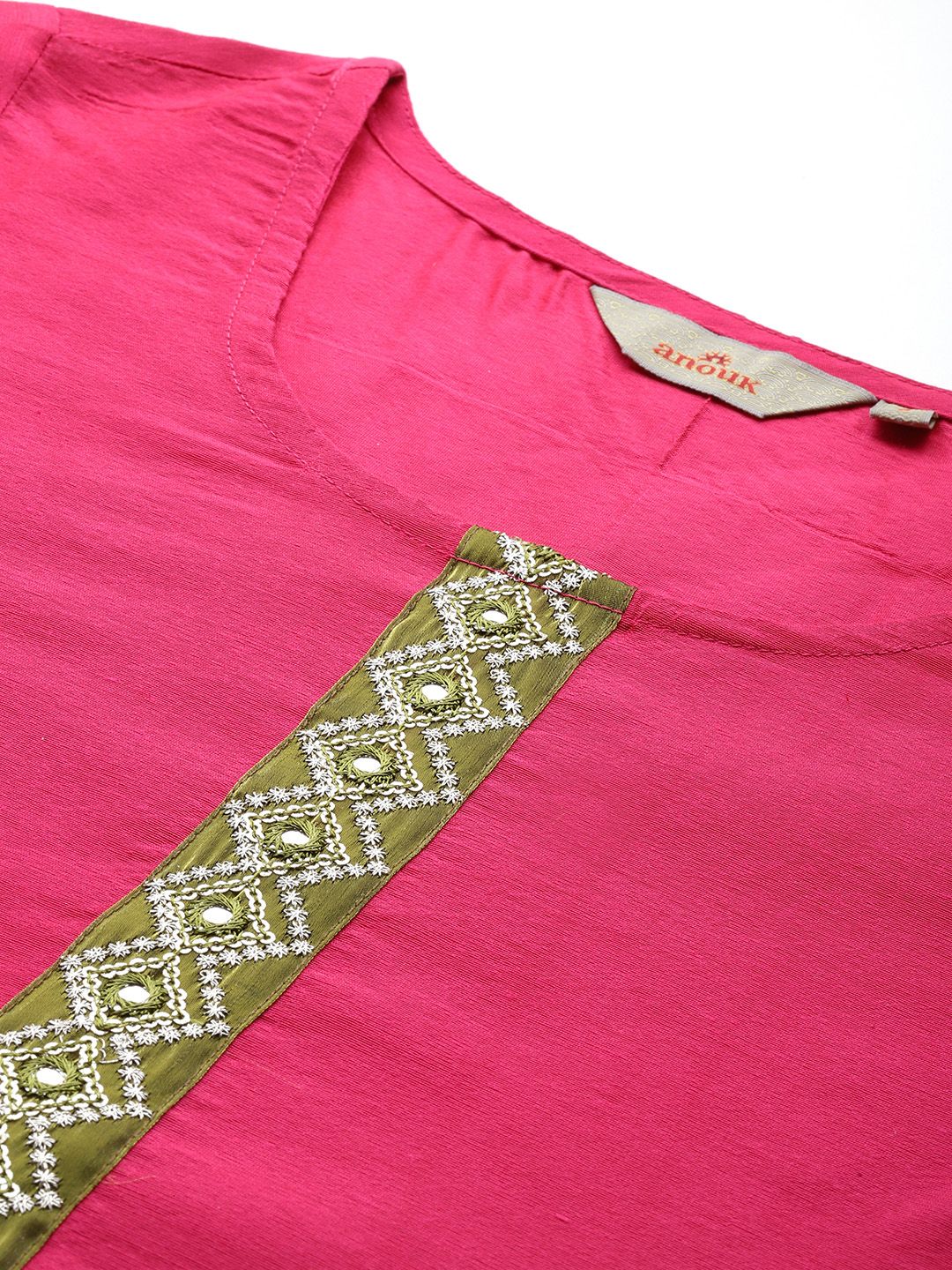 Anouk Regular Kurta with Trousers & With Dupatta