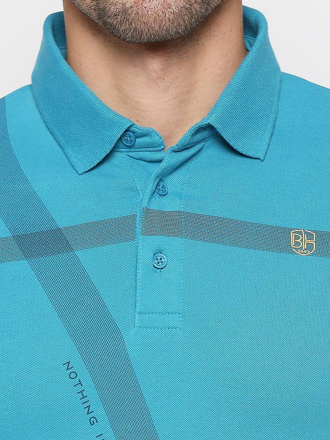 Being Human Typography Printed Polo Collar T-shirt