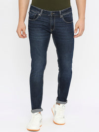 SPYKAR Men Super Skinny Fit Light Fade Clean Look Low-Rise Stretchable Cotton Jeans