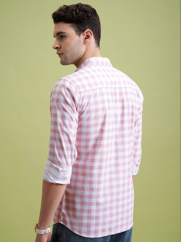 HIGHLANDER Checked Slim Fit Shirt