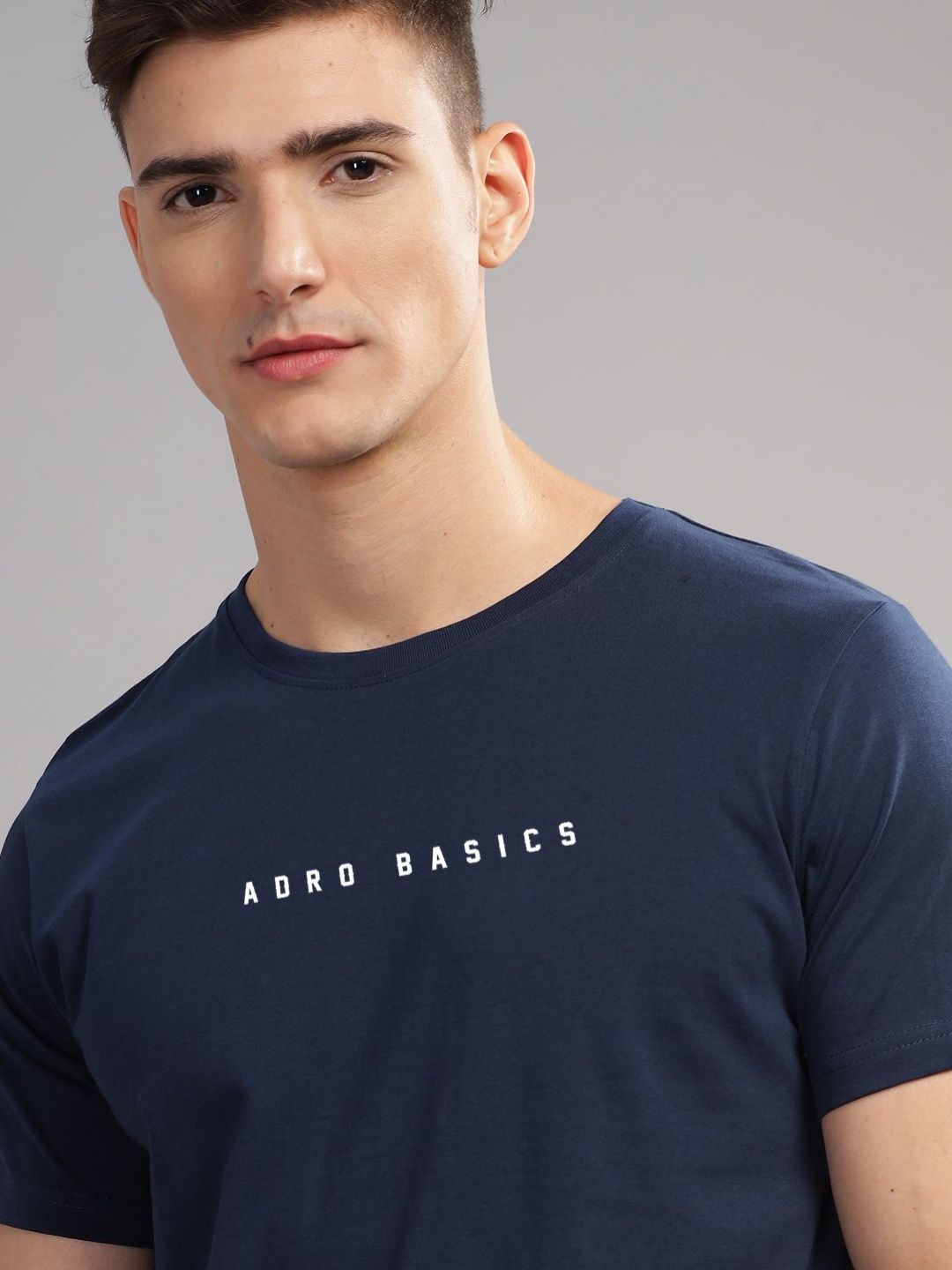 ADRO Men Typography Printed T-shirt