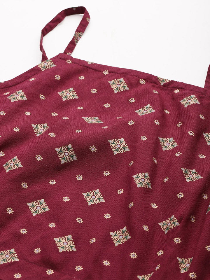 Anouk Printed Ready to Wear Lehenga & Blouse With Dupatta