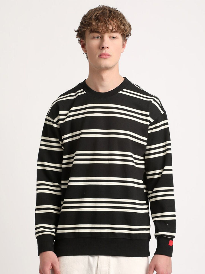 THE BEAR HOUSE Striped Pullover Sweatshirt